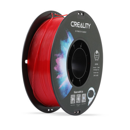 Creality 1.75mm TPU Filament for 3D Printers Red