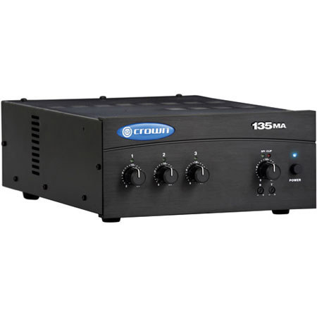 Crown Audio 135MA 3-Channel 35Watt Commercial Amplifier