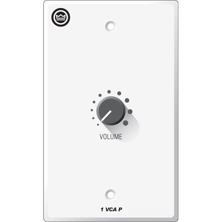 Crown Audio 1-VCAP Single Gang Wall Control Panel