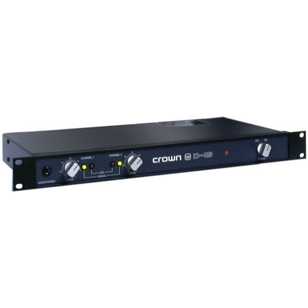 Crown Audio D45 2-Channel Amplifier, 25Watt Per Channel