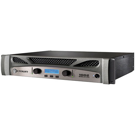Crown Audio XTi 1002 275W Stereo Power Amplifier, 20Hz to 20kHz Frequency Response, 1.4Vrms Input Sensitivity