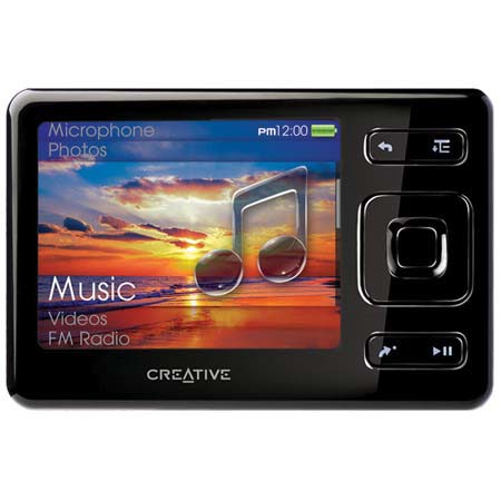 Creative Labs Creative Zen 4GB Digital Multimedia Device, for Music, Videos and Photos, 2.5" Color Screen - Black