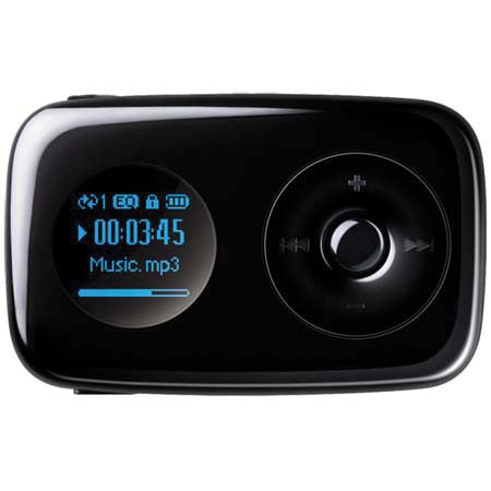 Creative Labs Creative Zen Stone Plus, 2 GB MP3 Player with Built-in Speaker, Color: Black