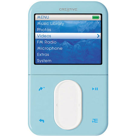 Creative Labs Zen Vision M EF, 30GB MP3/WMA Player, Color: Blue #ZVM30EFBU