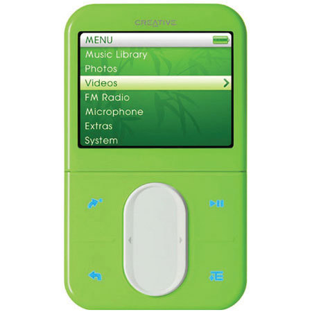 Creative Labs Zen Vision M EF, 30GB MP3/WMA Player, Color: Green #ZVM30EFGR