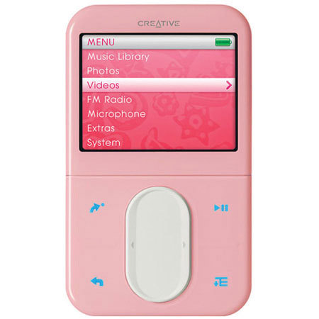 Creative Labs Zen Vision M EF, 30GB MP3/WMA Player, Color: Pink #ZVM30EFPK