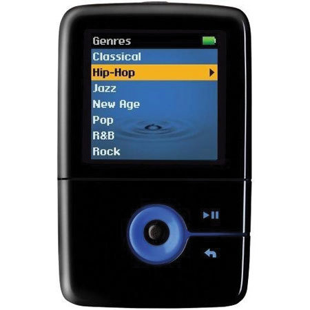 Creative Labs Zen V, 4GB MP3/WMA Player, Color: Black/Blue #70PF2072001Y1