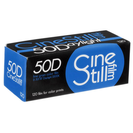 CineStill 50Daylight Fine Grain Color Film, 120mm Format (ISO 50)