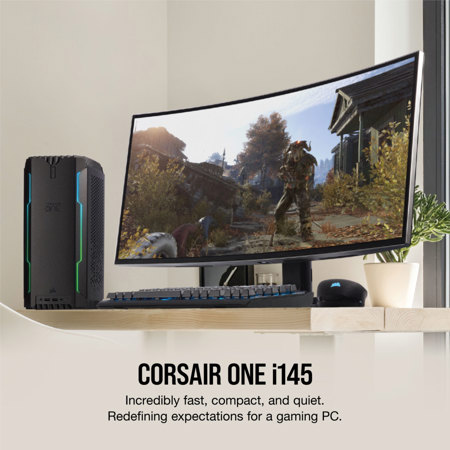 Corsair One i145 Compact Gaming PC, Core i7-9700K, 32GB RAM, 960GB SSD + 2TB HDD