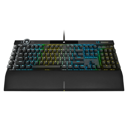 Corsair K100 RGB Wired Mechanical Gaming Keyboard, CHERRY MX Speed, Black
