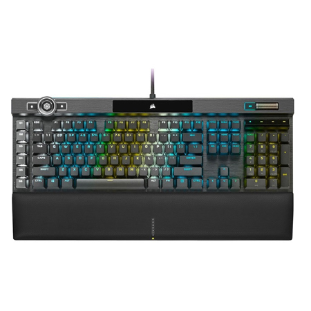 Corsair K100 RGB Wired Mechanical Gaming Keyboard, CHERRY MX Speed, Black