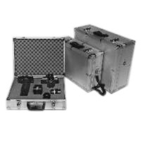 Adorama Compact Silver Aluminum Attache Style Case with Foam Interior - 14.3 X 11.3 X 5.3"