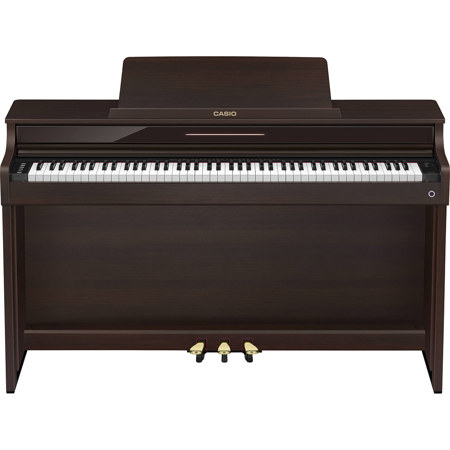Casio Celviano AP-550 88-Key Digital Piano with Stand and Bench, Brown