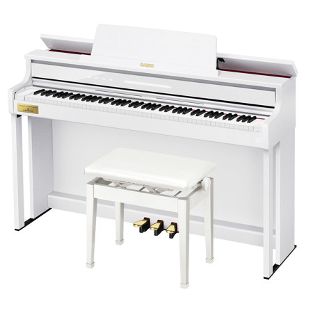 Casio Celviano AP-750 88-Key Console Digital Piano with Stand and Bench, White