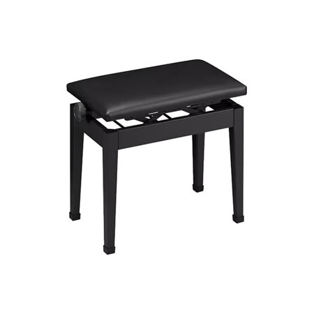 Casio CB-30 Height Adjustable Metal Artist Padded Piano Bench, Black