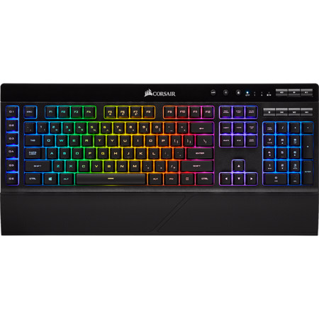Corsair K57 RGB Wireless Gaming Keyboard, 6-Macro Key, Rubber Dome Switches
