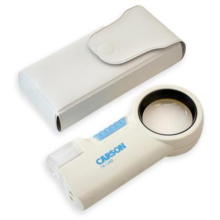 Carson CP-24 7x MagniFlash Magnifier with LED Light and Flashlight