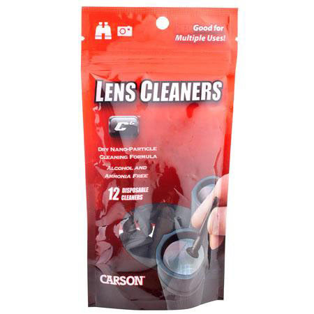 Carson CS-70 C6 Disposable Lens Cleaners, 12 Pack