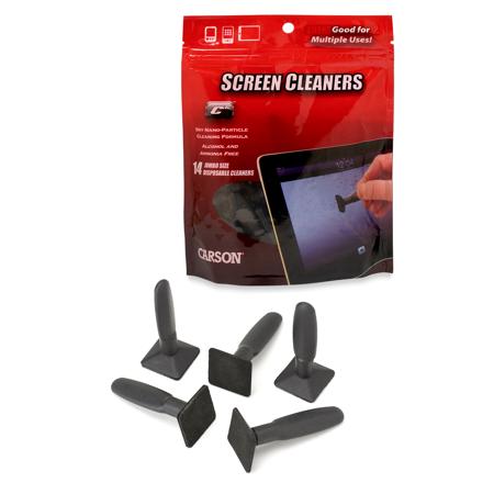 Carson CS-80 C6 Disposable Jumbo Screen Cleaners, 14 Pack