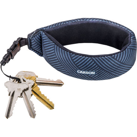 Carson Floating Wrist Strap with Foam-Core Technology, Graphite