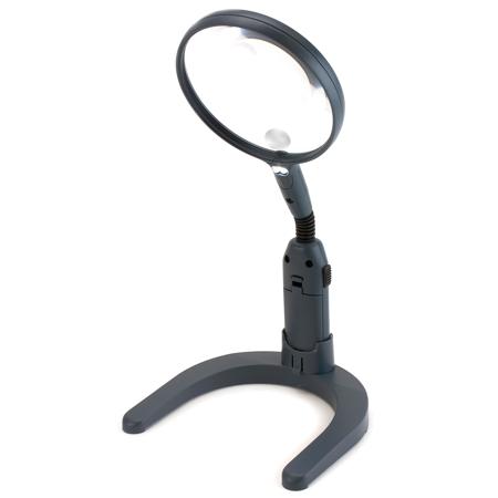 Carson GN-55 2x MagniLamp Lighted Detachable 2-in-1 Magnifier with 3.5x Spot Lens