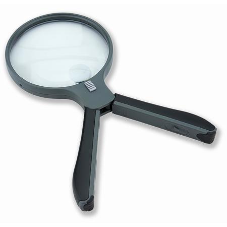 Carson 2x Split Handle Magnifier with 3.5x Power Spot