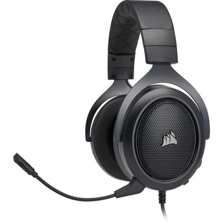 Corsair HS50 PRO Stereo Wired Gaming Headset, Carbon