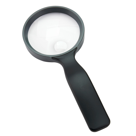 Carson 2x HandHeld Series Magnifier with 4.5x Power Bifocal Spot Lens