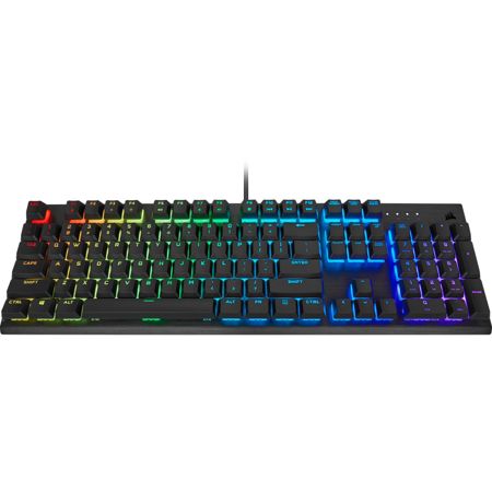 Corsair K60 RGB Pro Wired Mechanical Gaming Keyboard,CHERRY VIOLA Switches,Black