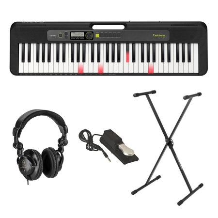 Casio LK-S250 61-Key Digital Piano Style Portable Keyboard with Accessories Kit
