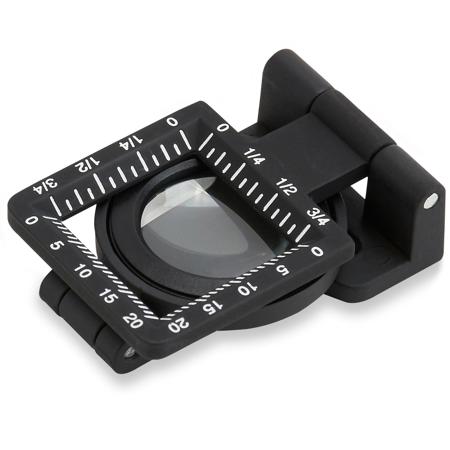 Carson LT-60 6.5x Metal Linen Test Magnifier with Pouch