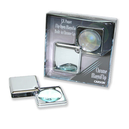 Carson MH-33 3x 1.5" Flip-Open MagniFlip Pocket Magnifier