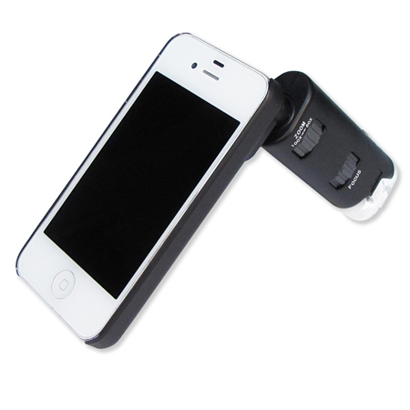 Carson MM-250 MicroMax LED Plus Microscope for iPhone 4/4S