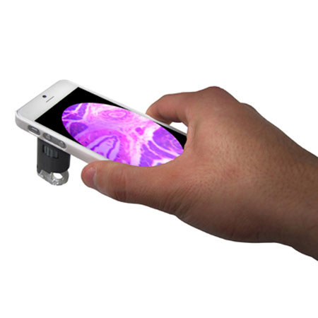 Carson Micromax LED Plus-2 Microscope with iPhone 5 / iPhone 5S Adapter
