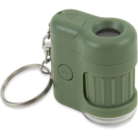Carson MM-280 MicroMini 20x LED Lighted Pocket Microscope, Green