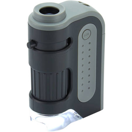 Carson MM-300 MicroBrite Plus 60x-120x LED Lighted Pocket Microscope