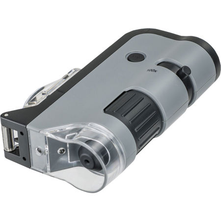 Carson MP-250 MicroFlip 100x-250x LED and UV Lighted Pocket Microscope