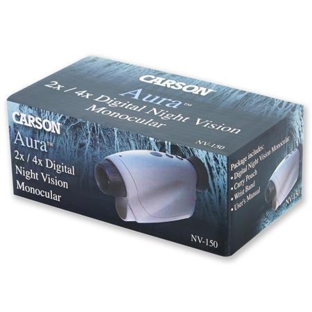 Carson Aura 2x/4x Digital Night Vision Monocular