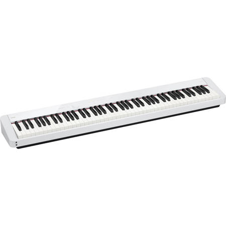 Casio PX-S1100 Privia 88-Key Slim Stage Digital Piano, White with 