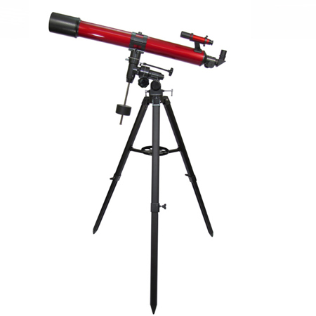 Carson Red Planet Series 50-111x90 Refractor Telescope with Universal Smartphone Digiscoping Adapter