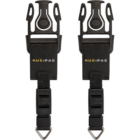 RucPac Camera Fixing Assembly, Black, Pair