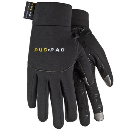 RucPac Professional Tech Gloves for Photographers, Small, Black