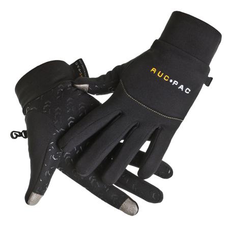 RucPac Professional Tech Gloves for Photographers, Small, Black