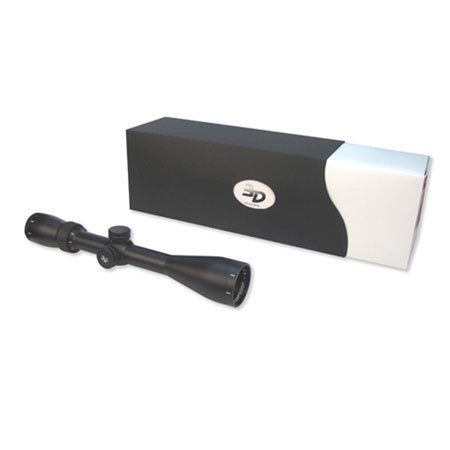Carson 4.5-14x44mm 3D Riflescope with Multiplex Reticle, 1" Center Tube