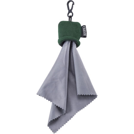 Carson Stuff-It 6.25x6.25" Microfiber Lens Cleaning Cloth with Pouch, Green