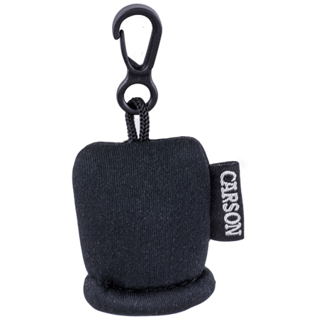 Carson SN40BK Stuff It Microfiber Lens Cloth, Black