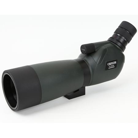 Carson 15-40x50 BackCountry Power Zoom Angled Spotting Scope
