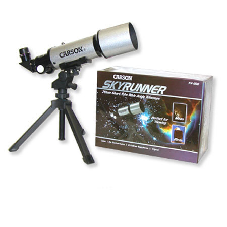 Carson SkyRunner SV-350 2.8"/70mm Refractor Telescope Kit