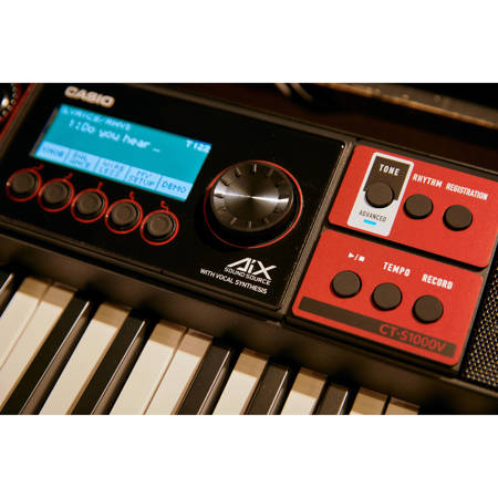 鍵盤楽器 CASIO CT-S1000V Casio Casiotone CT-S1000V 61-Key Vocal Synthesizer | Guitar