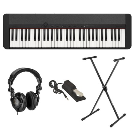 Casio CT-S1 61-Key Portable Digital Piano Essentials Kit (White)